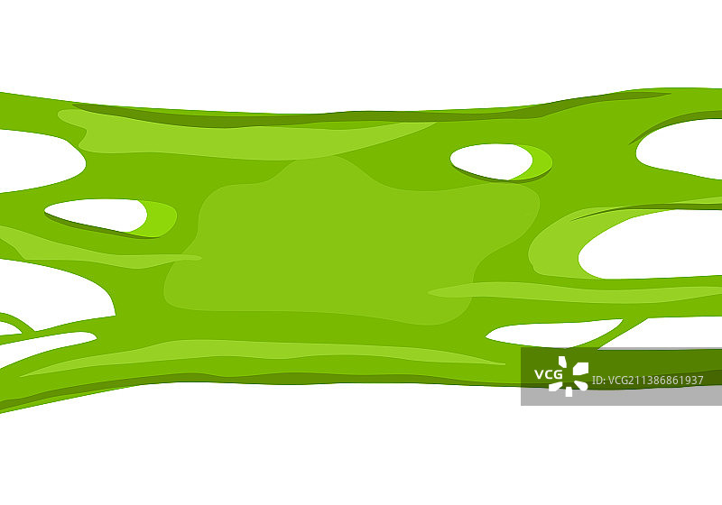 绿色拉伸黏液口香糖图片素材