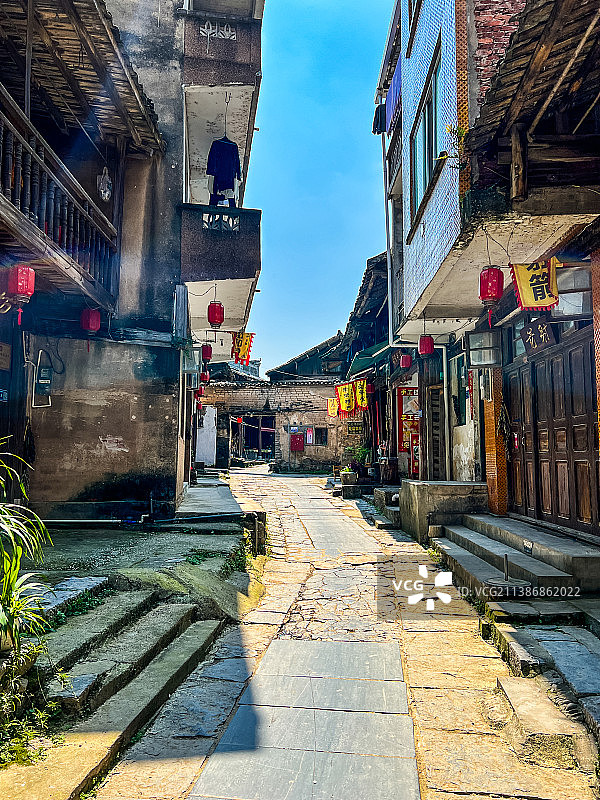 广西桂林大圩古镇图片素材