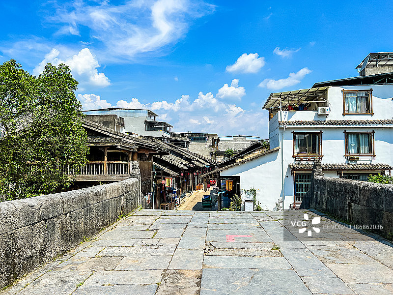 广西桂林大圩古镇图片素材