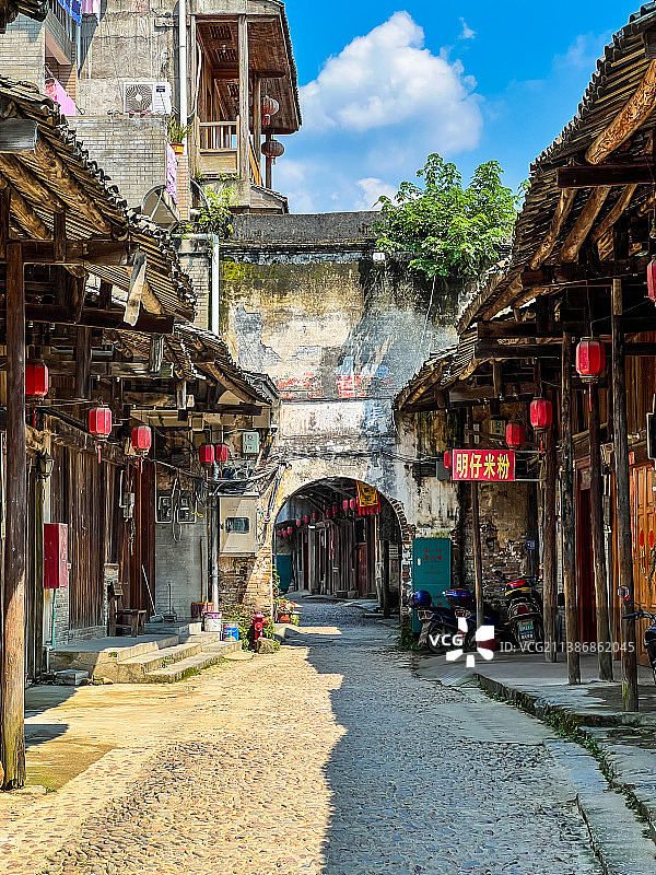 广西桂林大圩古镇图片素材