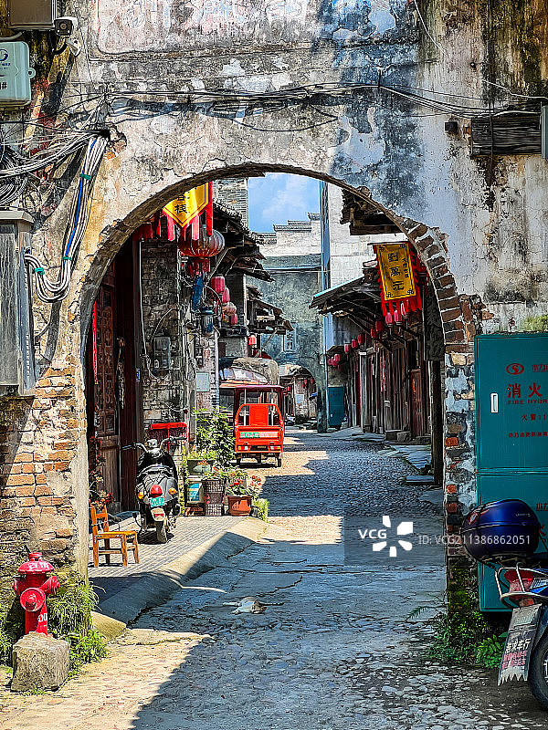 广西桂林大圩古镇图片素材