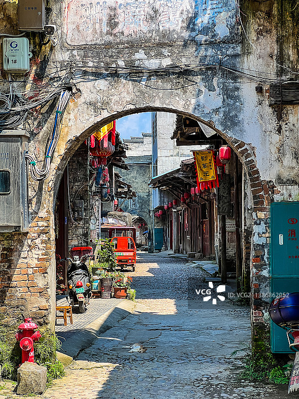 广西桂林大圩古镇图片素材