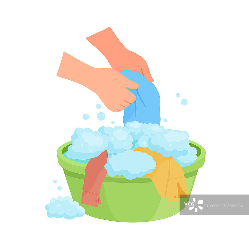 清洗衣物图片素材