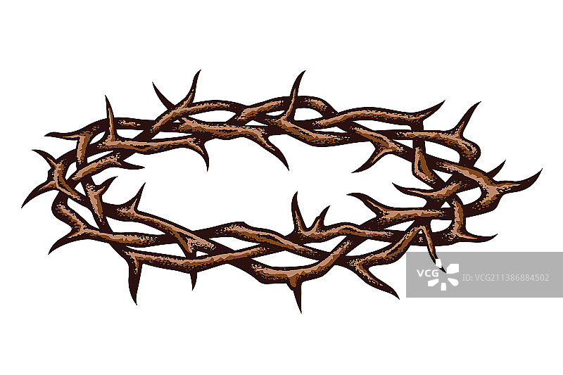 荆棘花冠图像图片素材