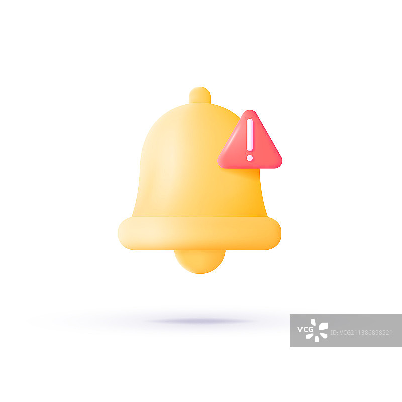 3D风格警示信息图片素材