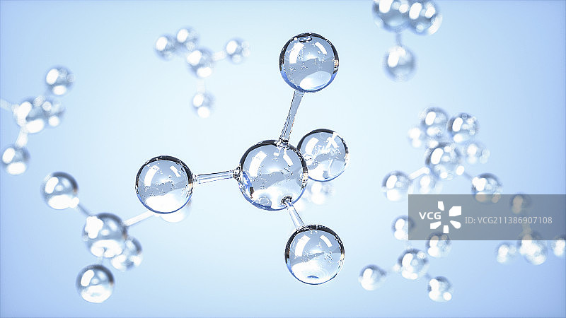 透明的分子背景图片素材