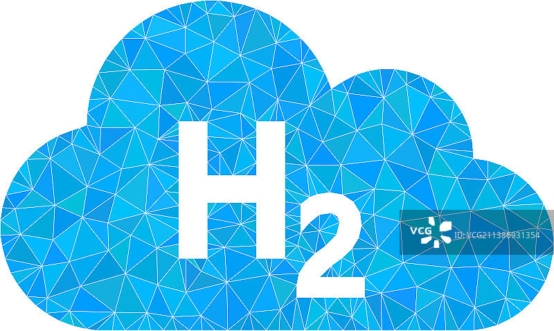 氢气lowpoly图标图片素材