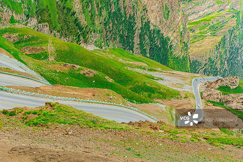 新疆天山库车独库公路图片素材