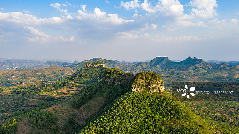 山东岱崮地貌风光图片素材