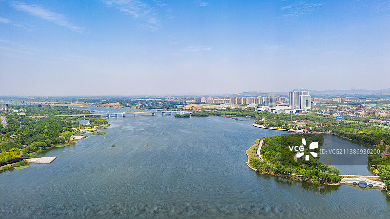 山东莒县沭河风光图片素材