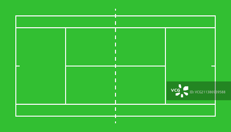 网球场顶视图羽毛球场地图形图片素材