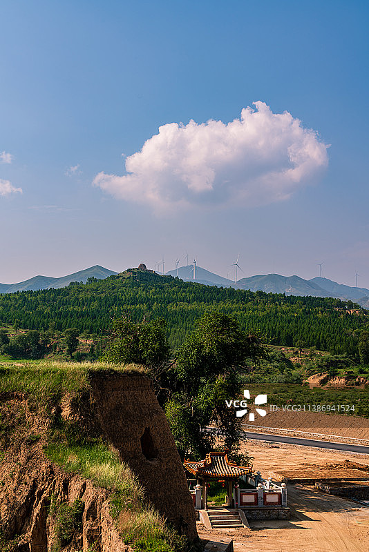 山西阳高土长城遗址图片素材