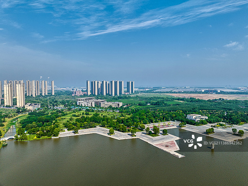 芜湖市弋江区莲花湖公园图片素材