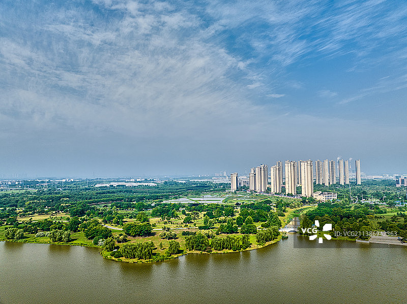 芜湖市弋江区莲花湖公园图片素材