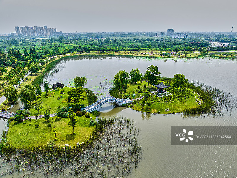 芜湖市弋江区西湖湿地公园图片素材