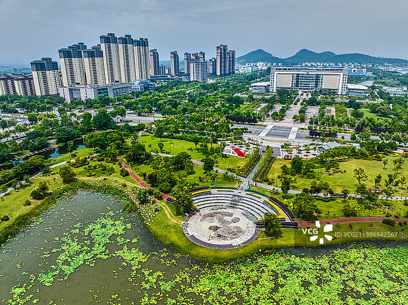 芜湖市弋江区西湖湿地公园图片素材