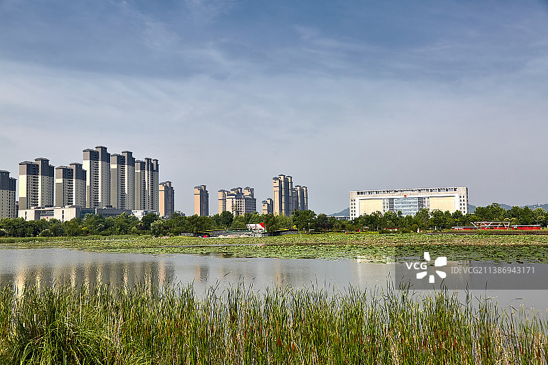 芜湖市弋江区西湖湿地公园图片素材