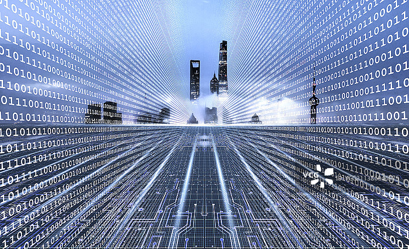 上海科技大数据智慧互联网城市图片素材