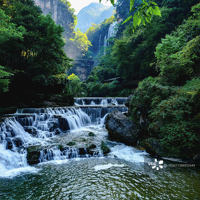 三峡大瀑布图片素材