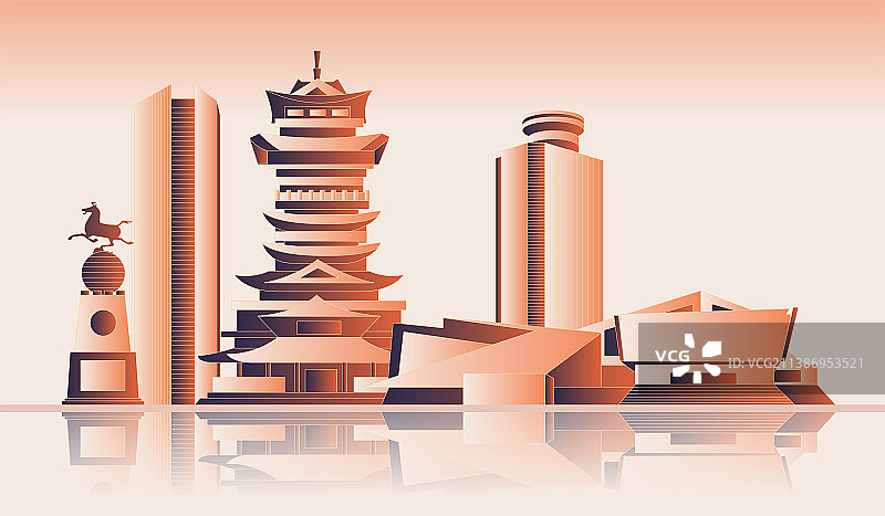 绵阳地标建筑图片素材
