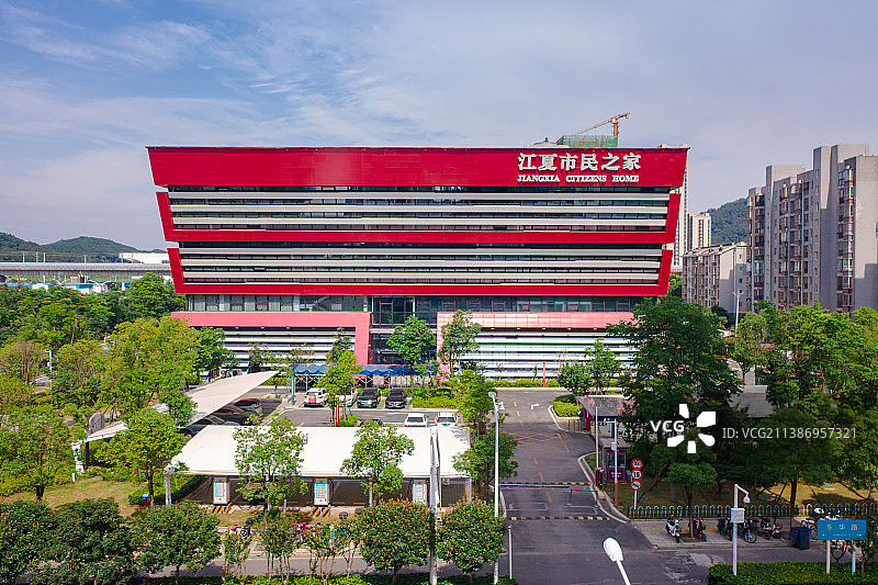 武汉江夏市民之家图片素材