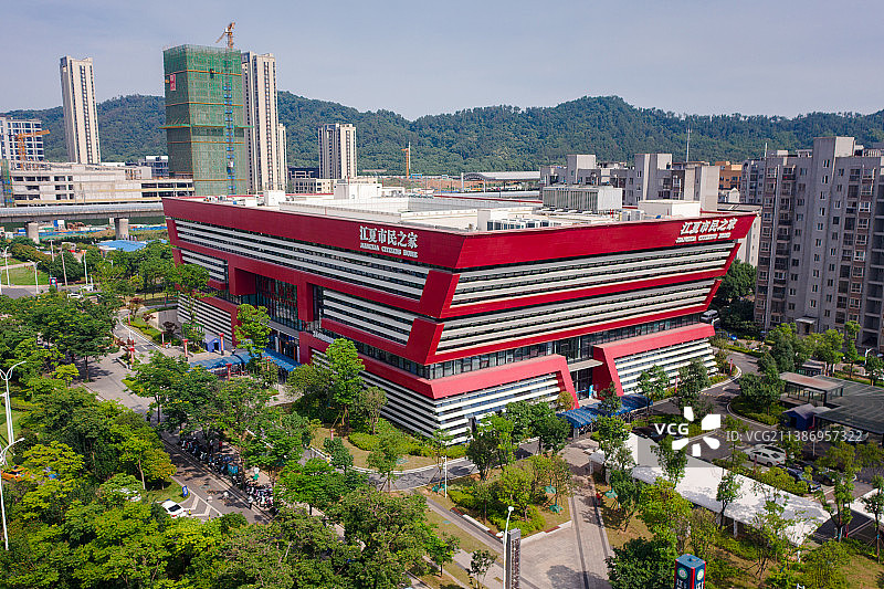 武汉江夏市民之家图片素材