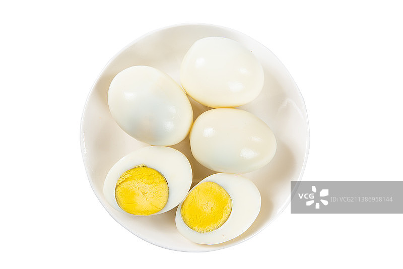 盘子里剥开的熟鸡蛋图片素材