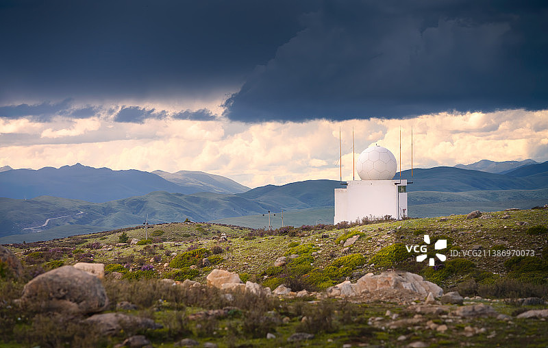 斯丁措旁的气象站图片素材