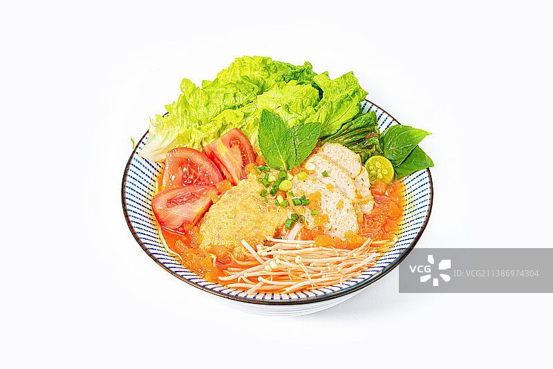 东南亚菜 面类 鸡排 咖喱面 粉 番茄 牛肚图片素材