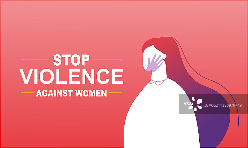 消除对妇女的暴力行为图片素材