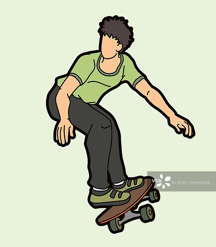 玩滑板的滑板运动员极限运动图片素材