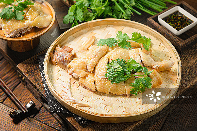 湛江特色白切鸡 粉肠 猪手图片素材