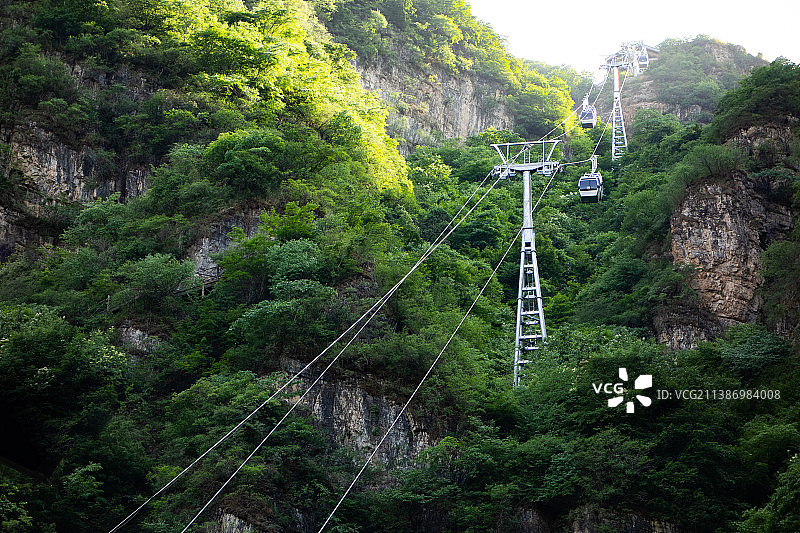 河北涞水县太行山景区“百里峡”图片素材