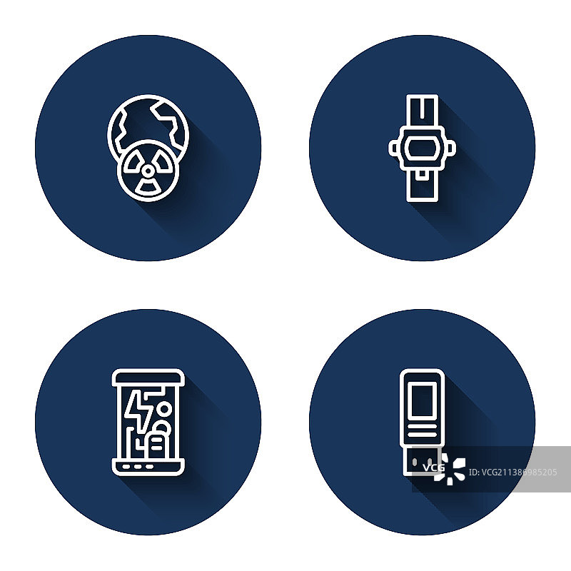 地球与辐射手表系列图片素材