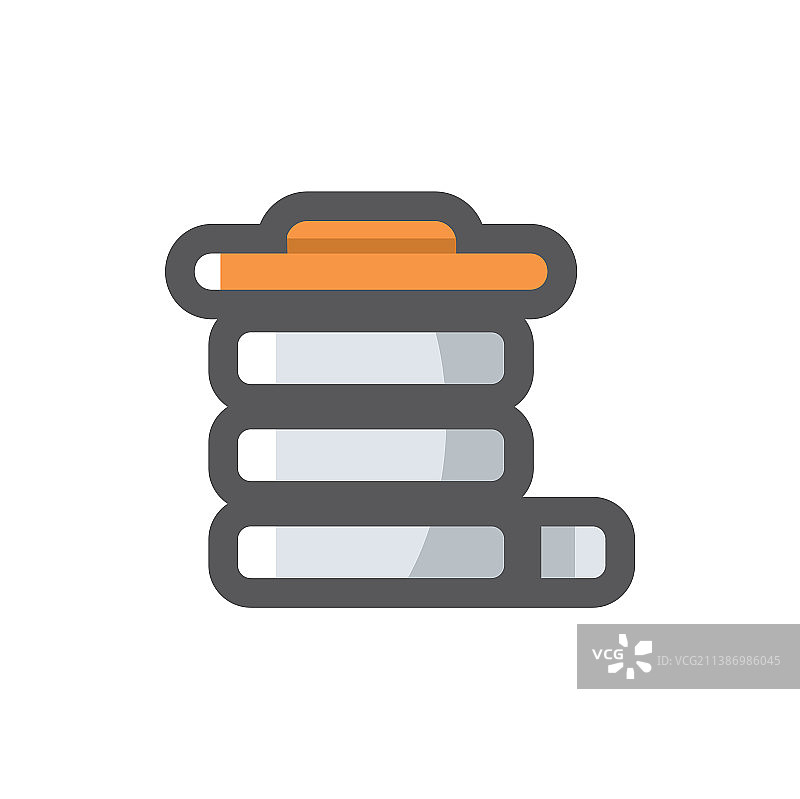 船舶系船柱卡通图标图片素材