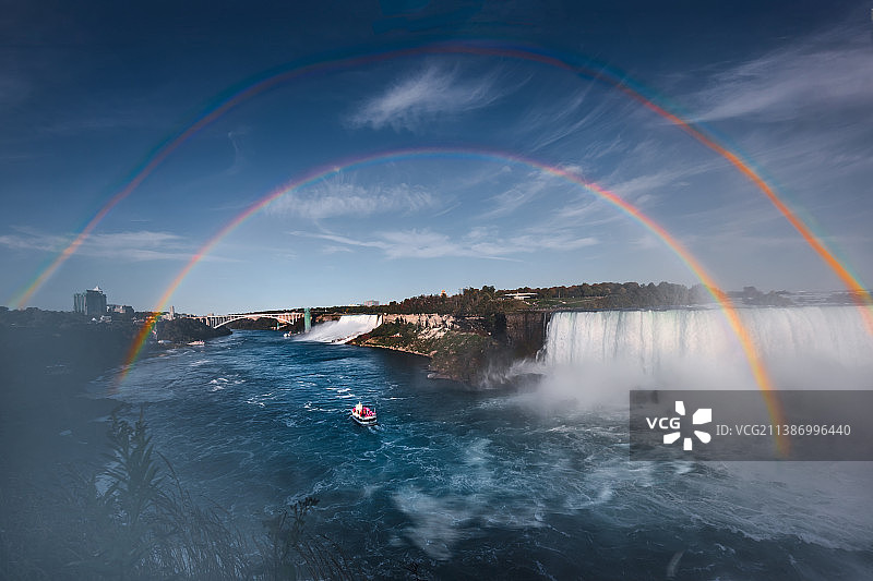 穿过双虹桥图片素材