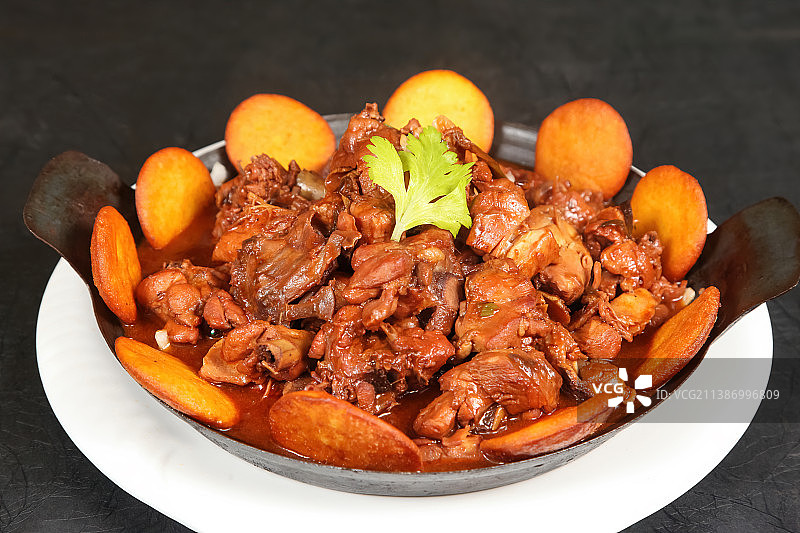 中餐美食-地锅鸡图片素材