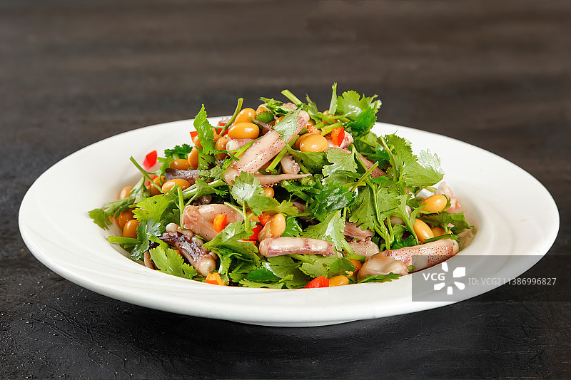 中餐美食-凉拌八爪鱼图片素材