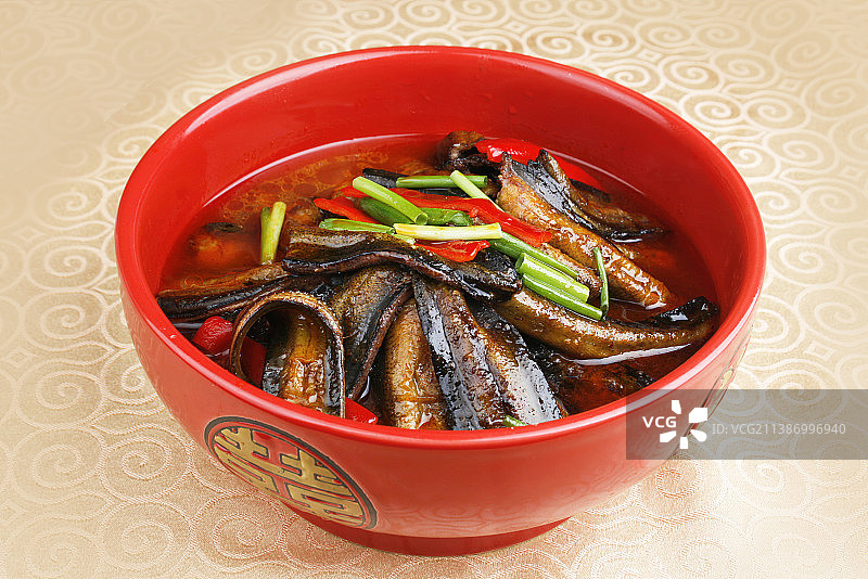中餐美食-水煮鳝鱼图片素材