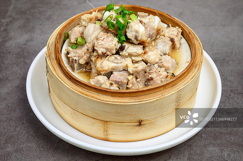 中餐美食-豉汁排骨图片素材