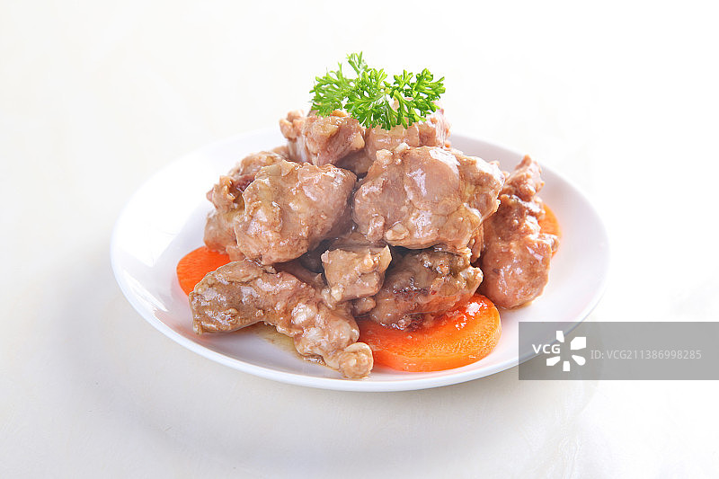 中餐美食-豉汁排骨图片素材