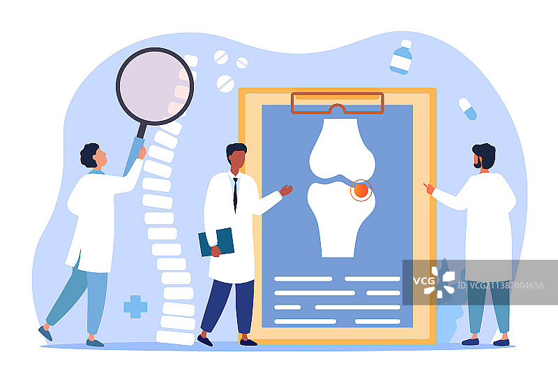 骨质疏松症概念图片素材