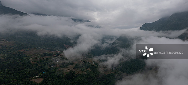 湖北竹山柳林洪坪图片素材