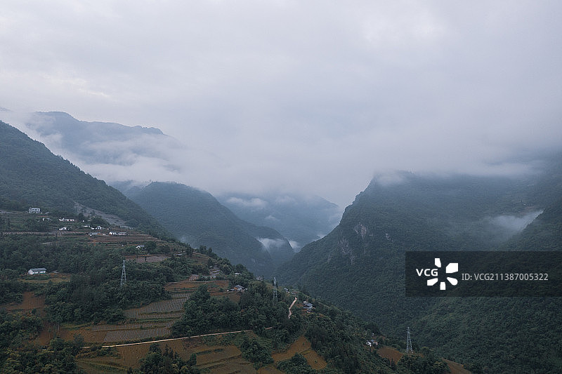 湖北竹山柳林洪坪图片素材