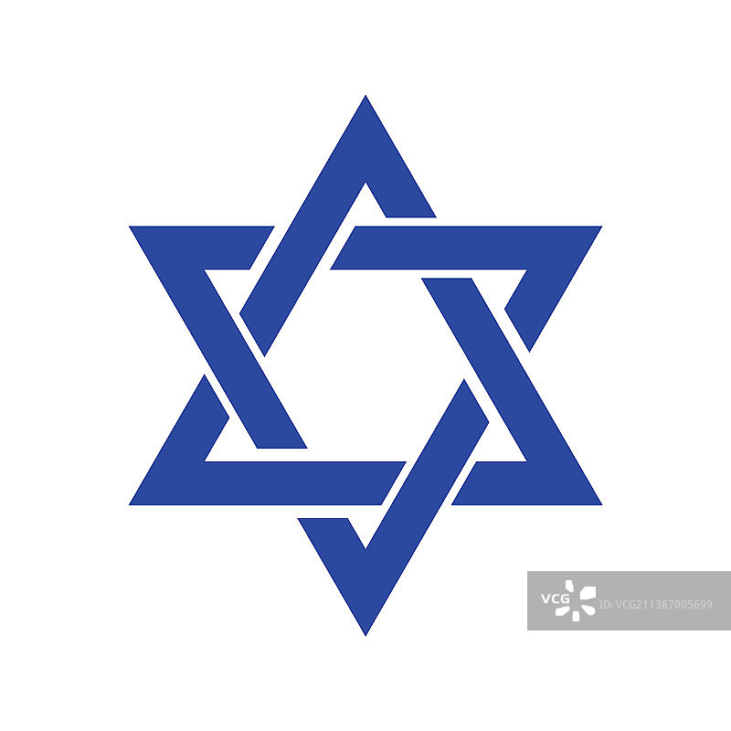 犹太星六角星大卫之星图标图片素材