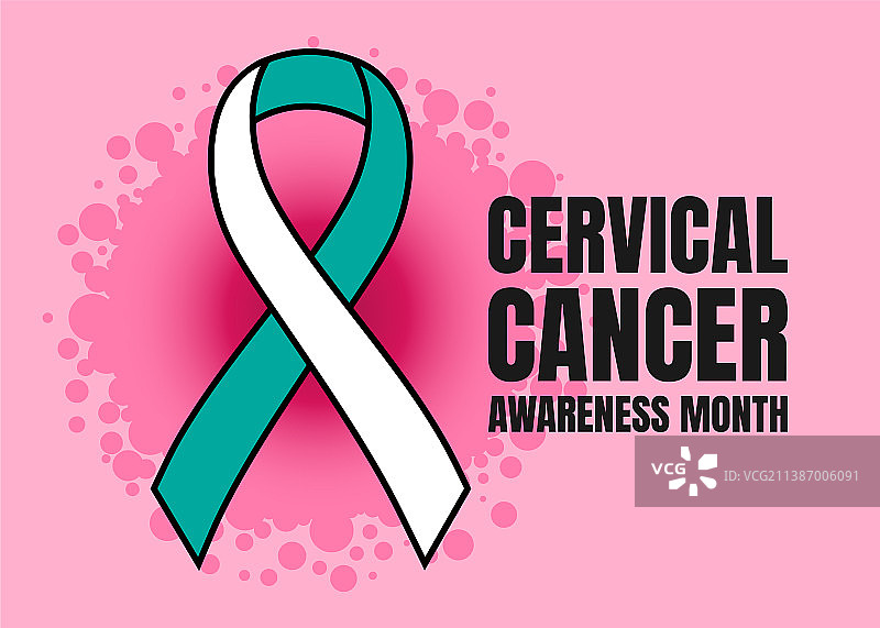 宫颈癌意识月横幅图片素材