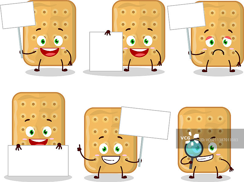 传递信息的饼干卡通人物图片素材