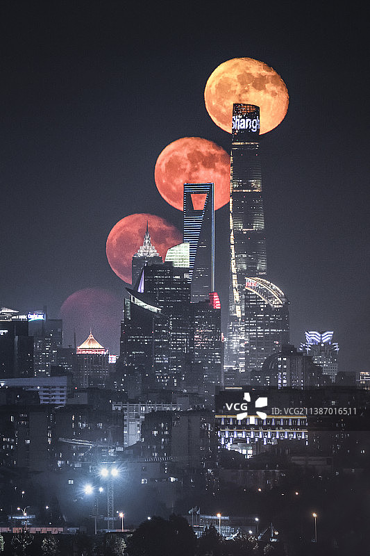 海上生明月 Moon over Shanghai图片素材