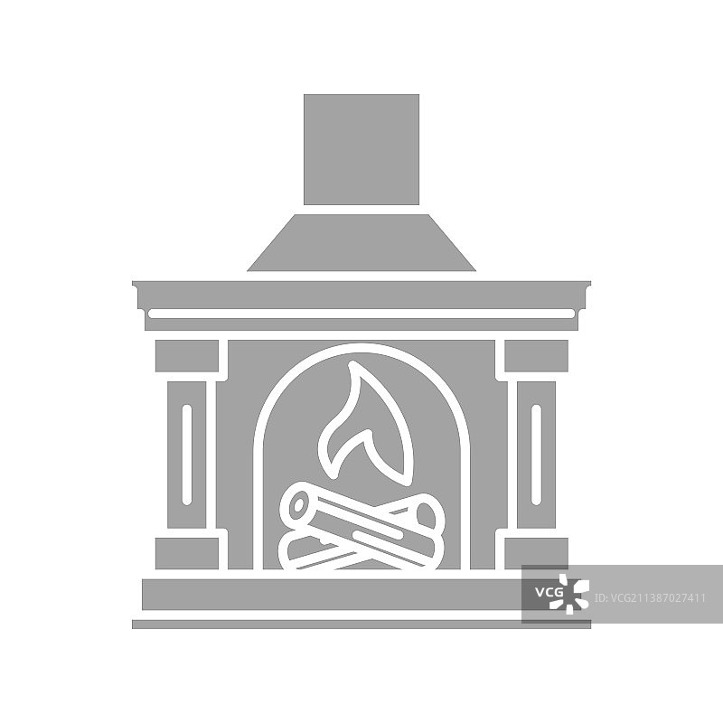 壁炉字形图标壁炉图图片素材