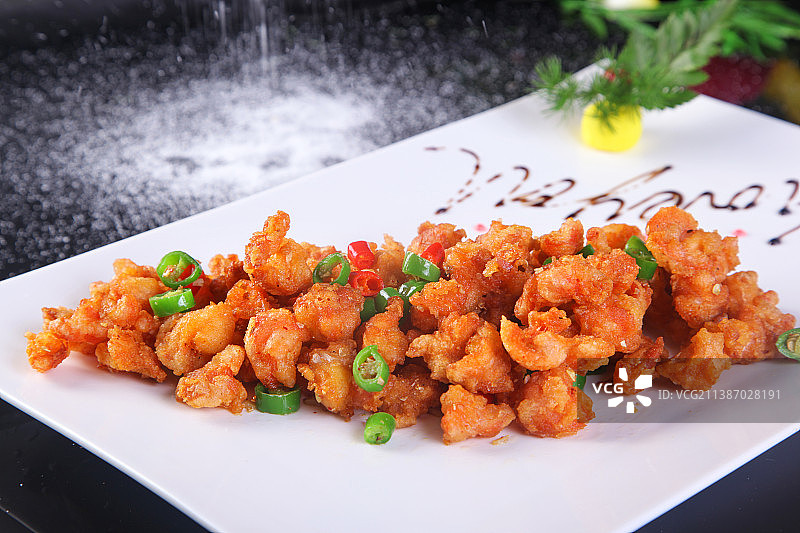 中餐美食-蒜香掌中宝图片素材